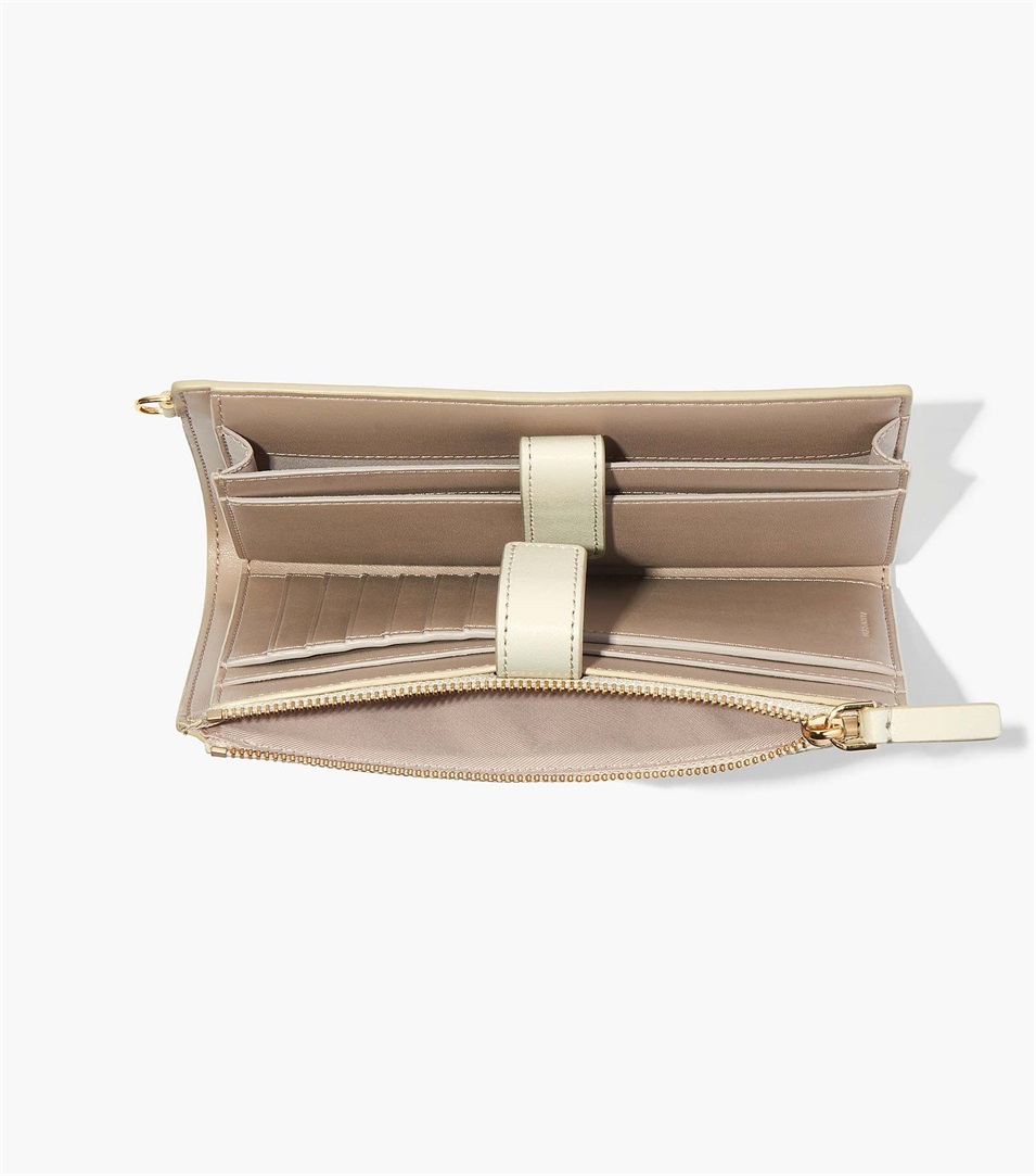 Carteras Marc Jacobs The J Marc Phone Wristlet Mujer Blancas | Peru-14608