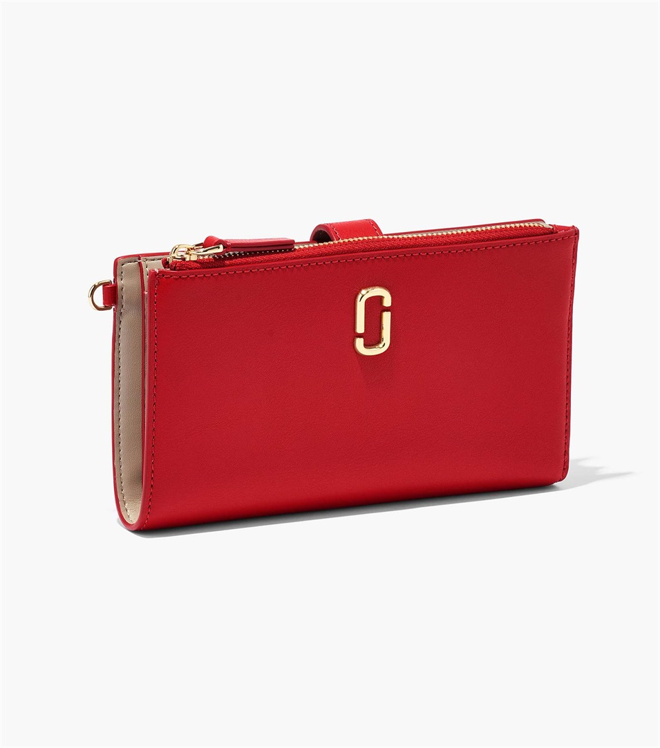 Carteras Marc Jacobs The J Marc Phone Wristlet Mujer Rojas | Peru-20569