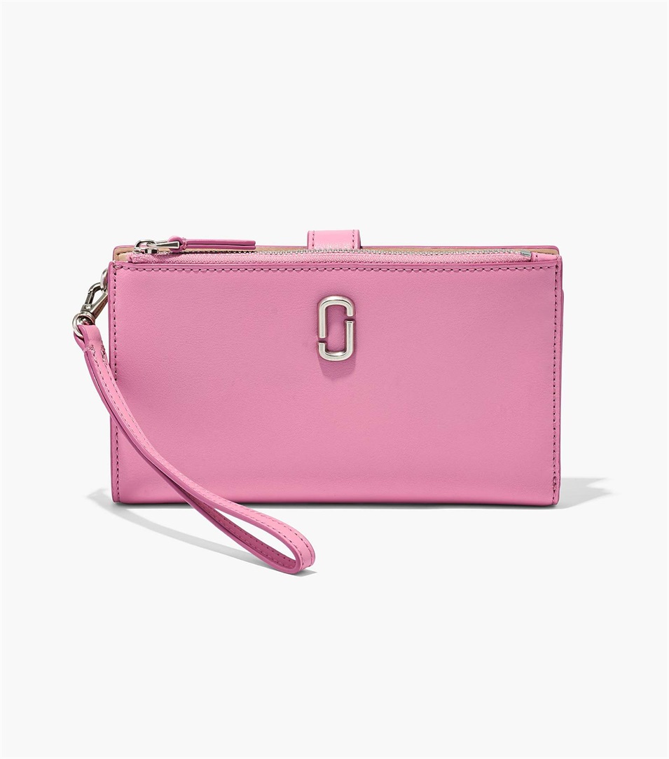 Carteras Marc Jacobs The J Marc Phone Wristlet Mujer Rosas | Peru-46219