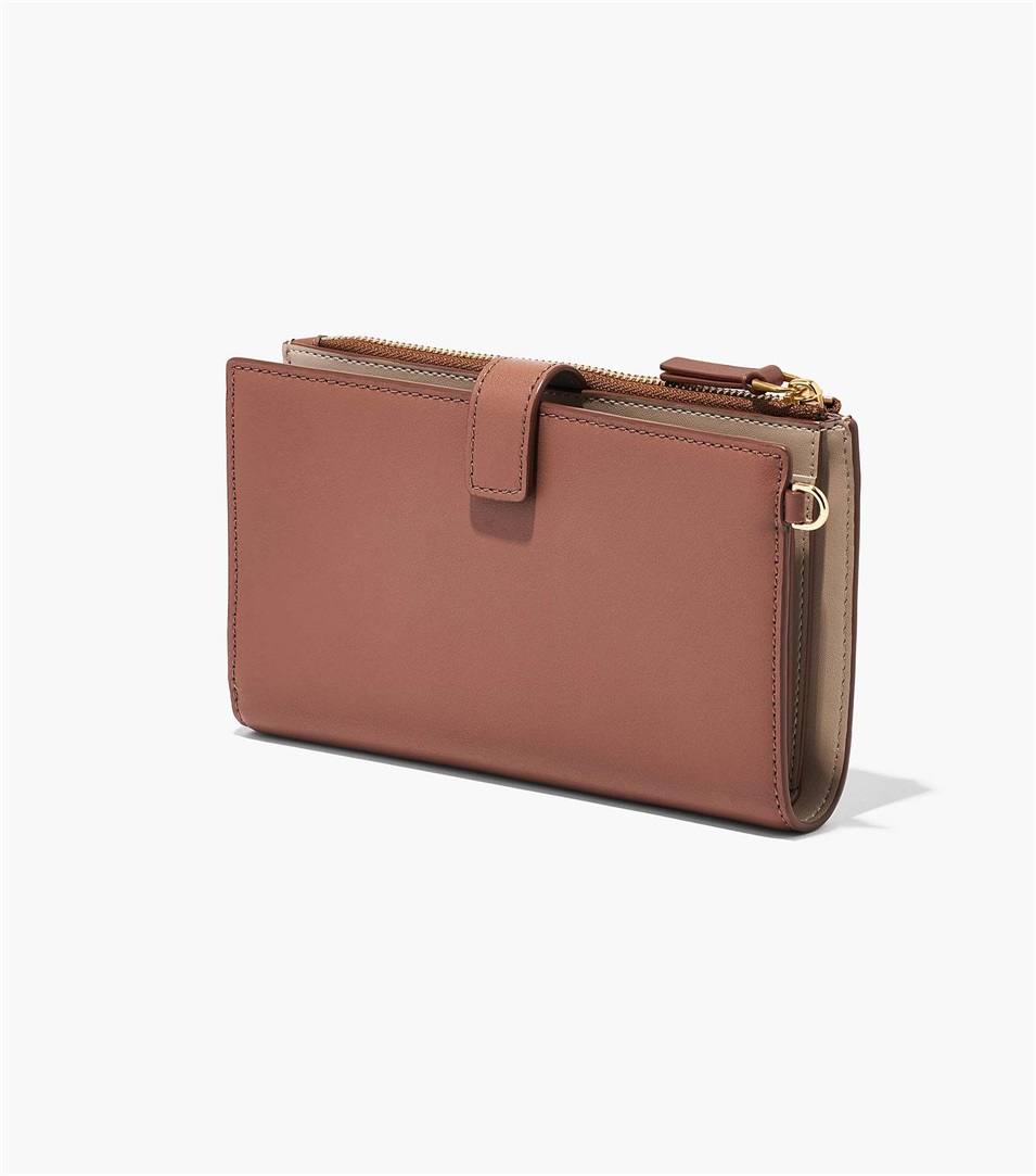 Carteras Marc Jacobs The J Marc Phone Wristlet Mujer Chocolate | Peru-92607