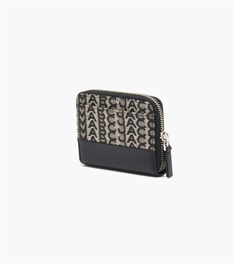 Carteras Marc Jacobs The Monogram Zip Around Mujer Negras | Peru-47615