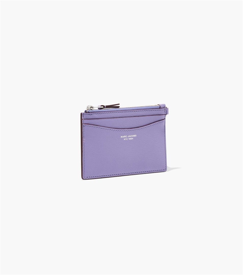 Carteras Marc Jacobs The Slim 84 Top Zip Wristlet Mujer Moradas | Peru-18342