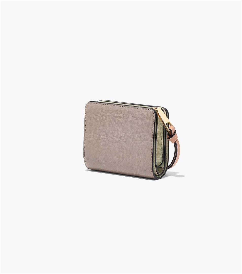 Carteras Marc Jacobs The Snapshot Mini Compact Mujer Kaki Multicolor | Peru-03276