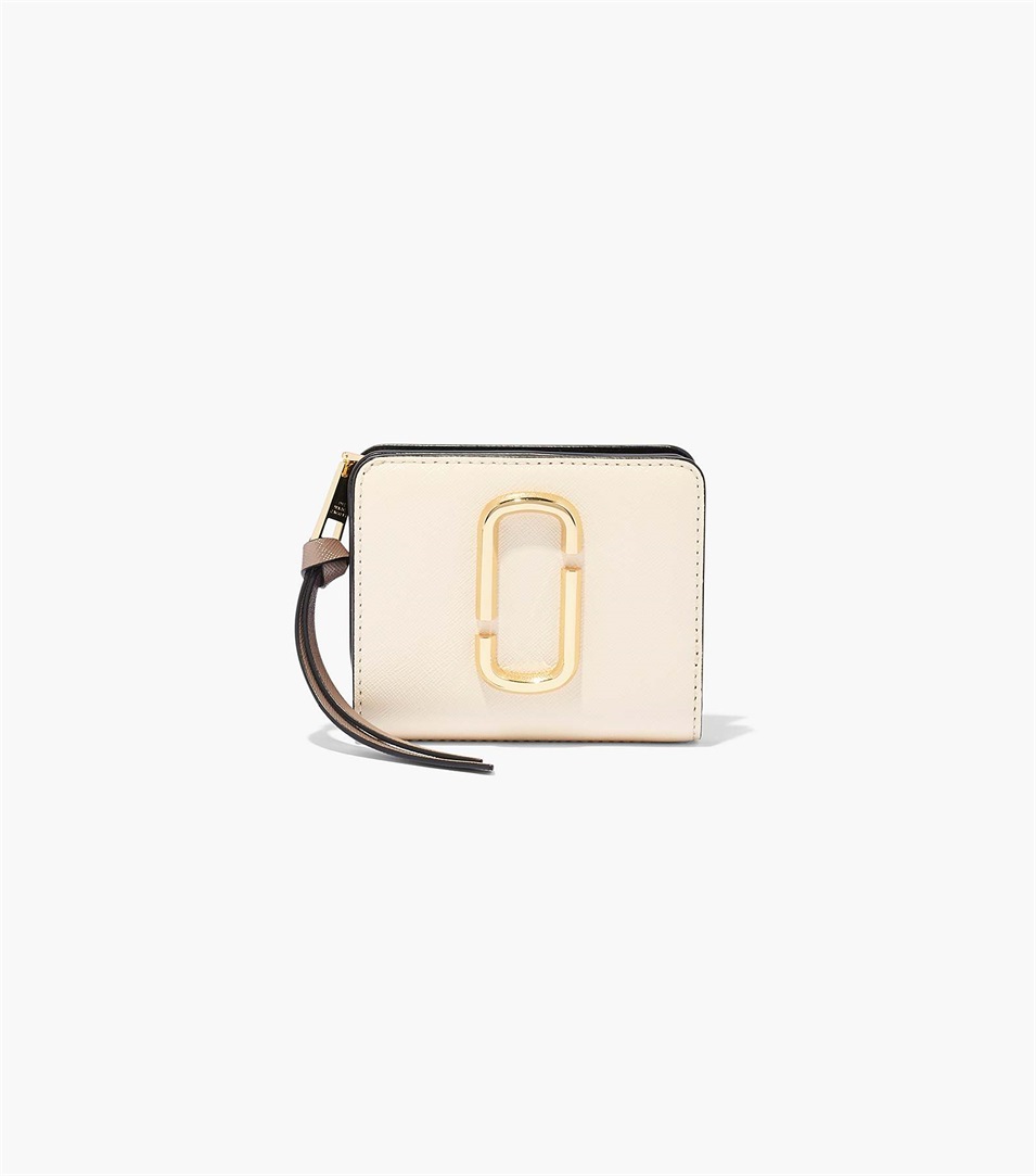 Carteras Marc Jacobs The Snapshot Mini Compact Mujer Blancas Multicolor | Peru-69083