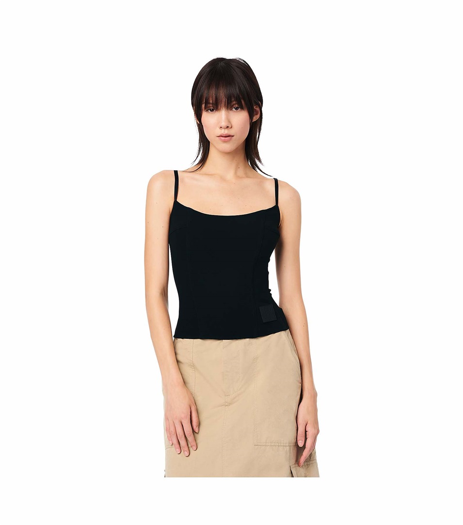 Chalecos Marc Jacobs The Structured Camisole Mujer Negras | Peru-62079