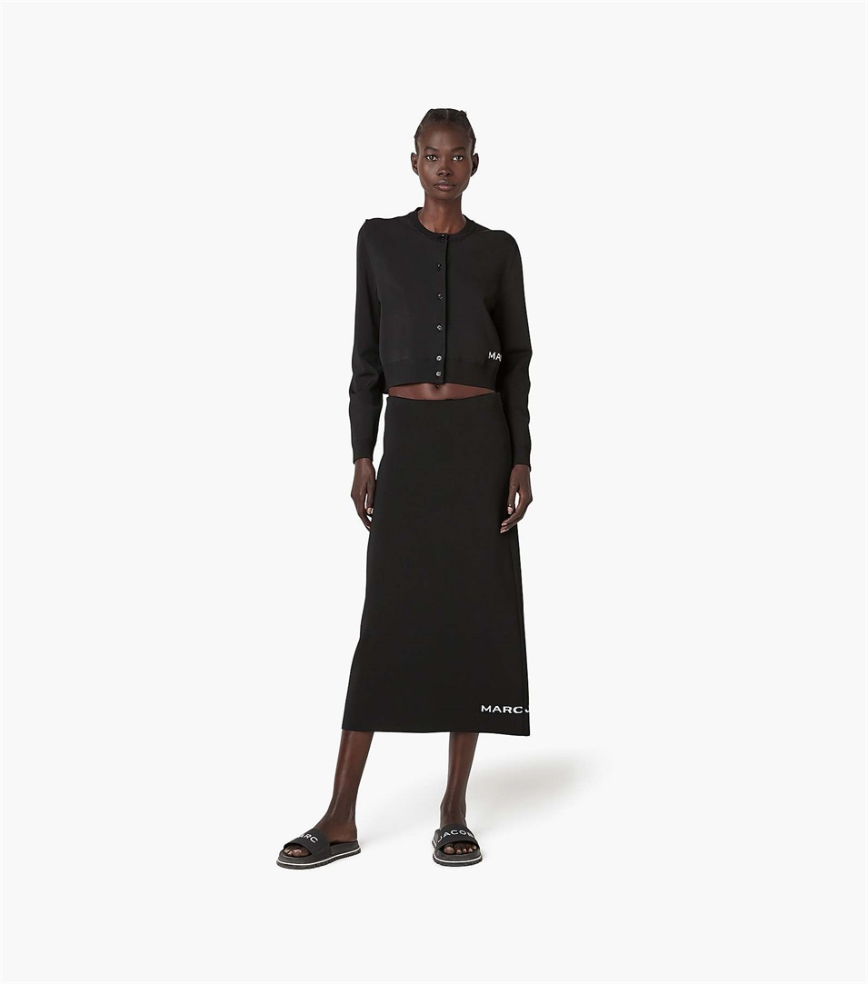 Cárdigan Marc Jacobs The Cropped Mujer Negras | Peru-94038