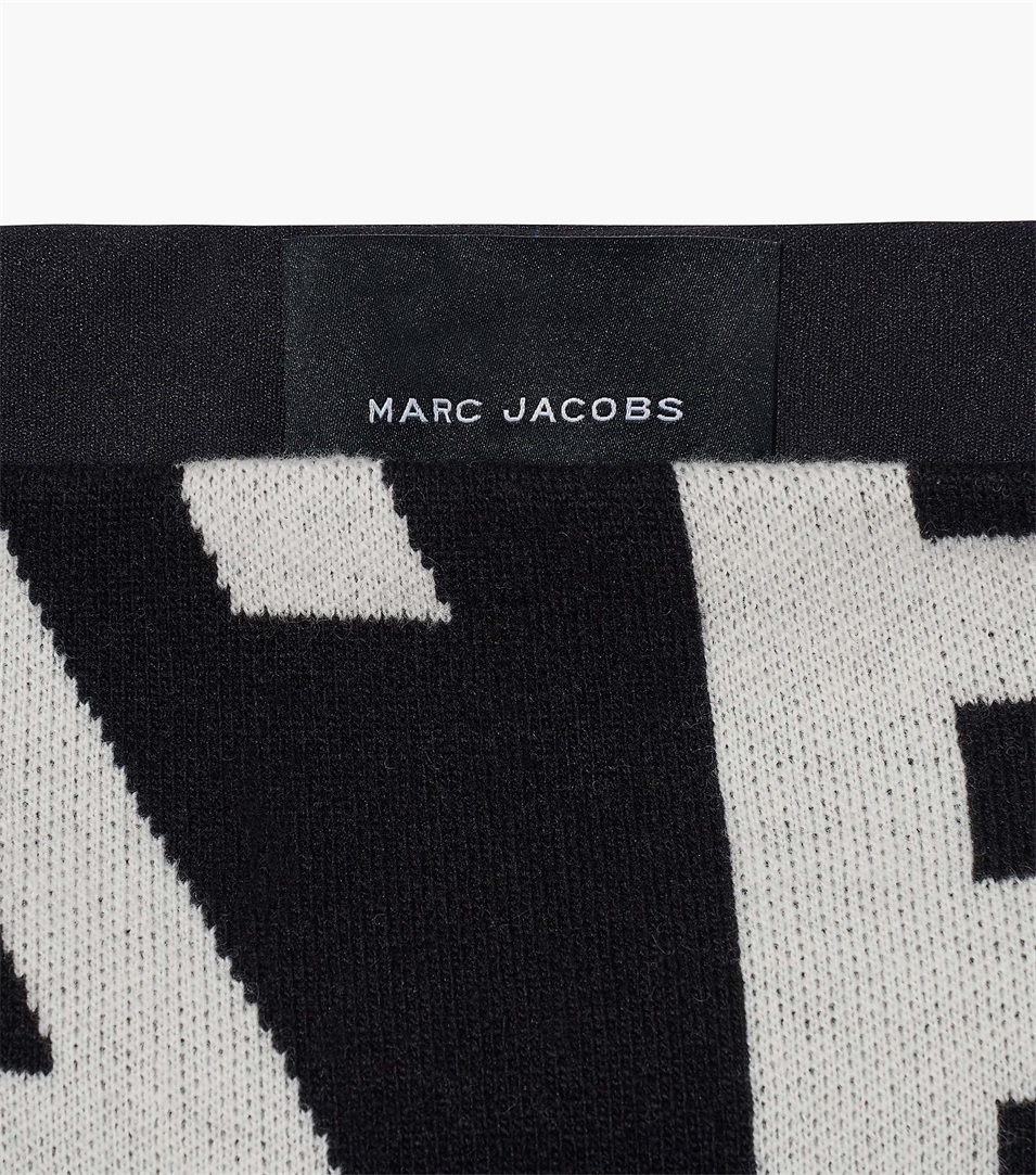 Falda Marc Jacobs The Monogram Knit Tube Mujer Negras Blancas | Peru-94236