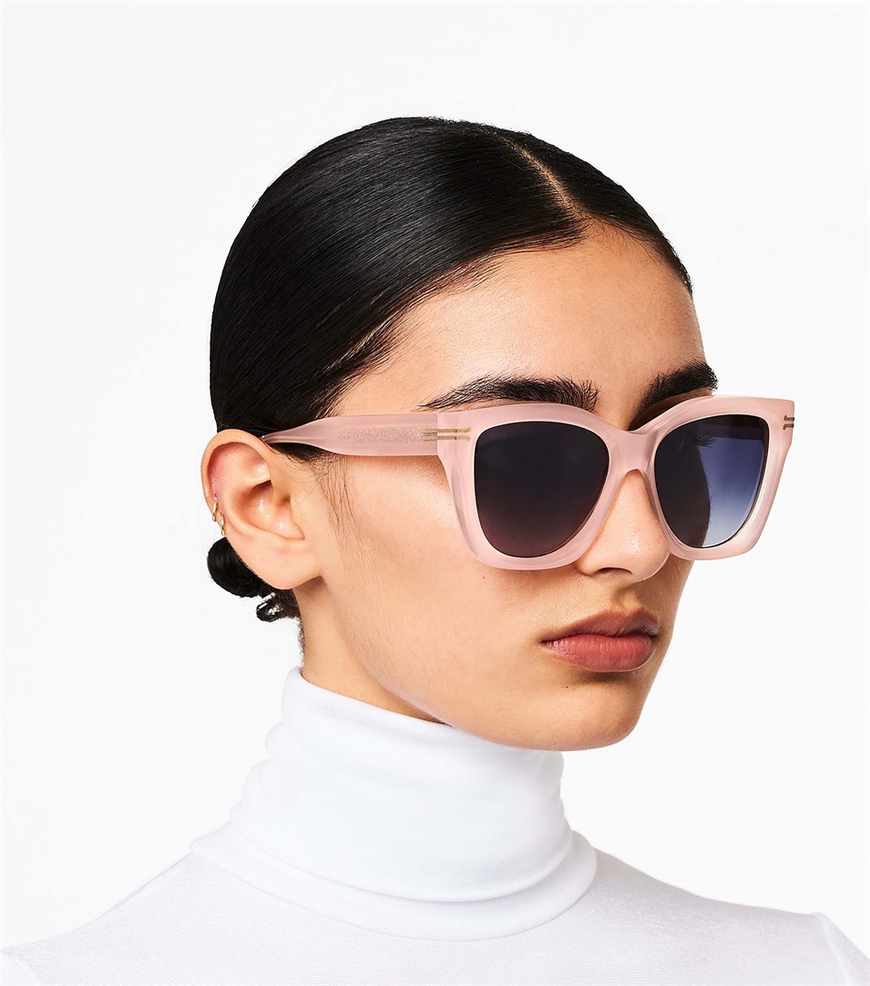 Gafas de Sol Marc Jacobs Icon Edge Oversized Square Mujer Rosas | Peru-16523