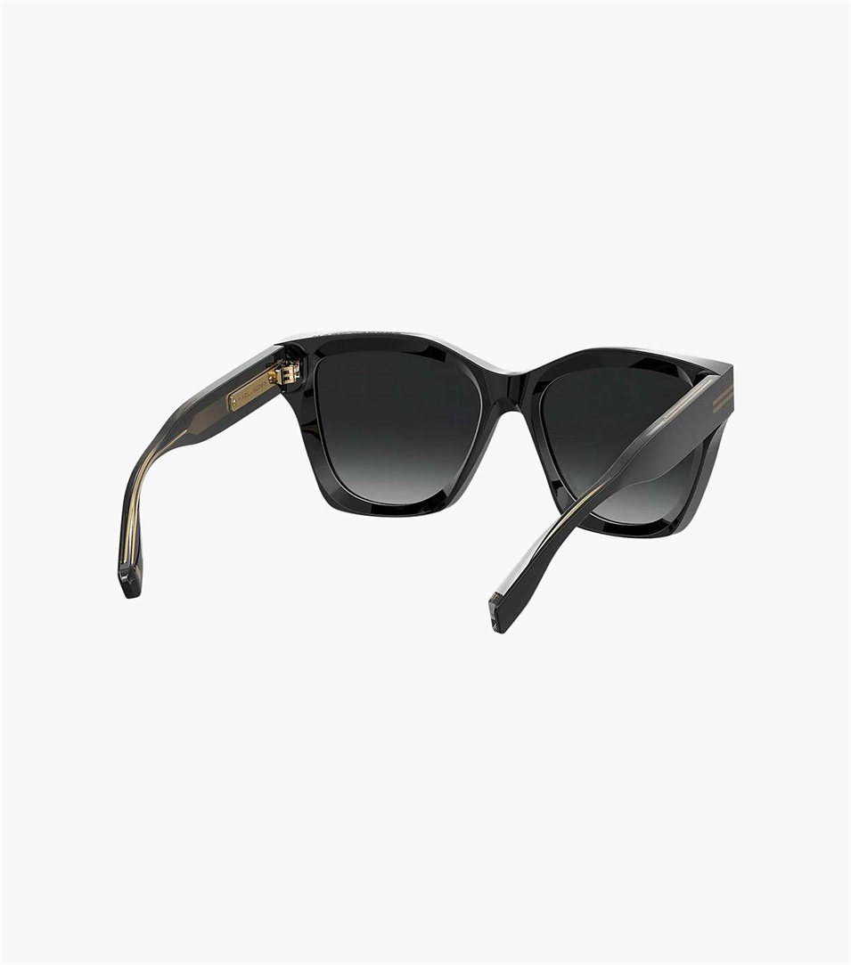 Gafas de Sol Marc Jacobs Icon Edge Oversized Square Mujer Negras | Peru-58162