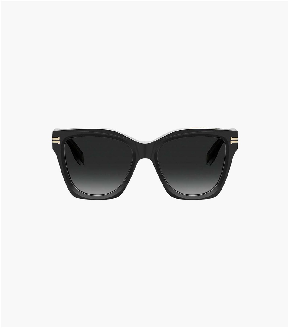 Gafas de Sol Marc Jacobs Icon Edge Oversized Square Mujer Negras | Peru-68403