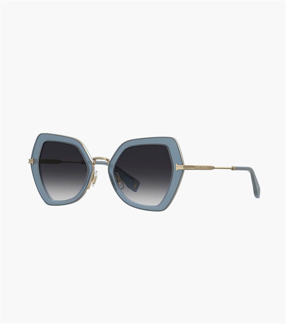 Gafas de Sol Marc Jacobs Icon Oversized Butterfly Mujer Azules | Peru-85740