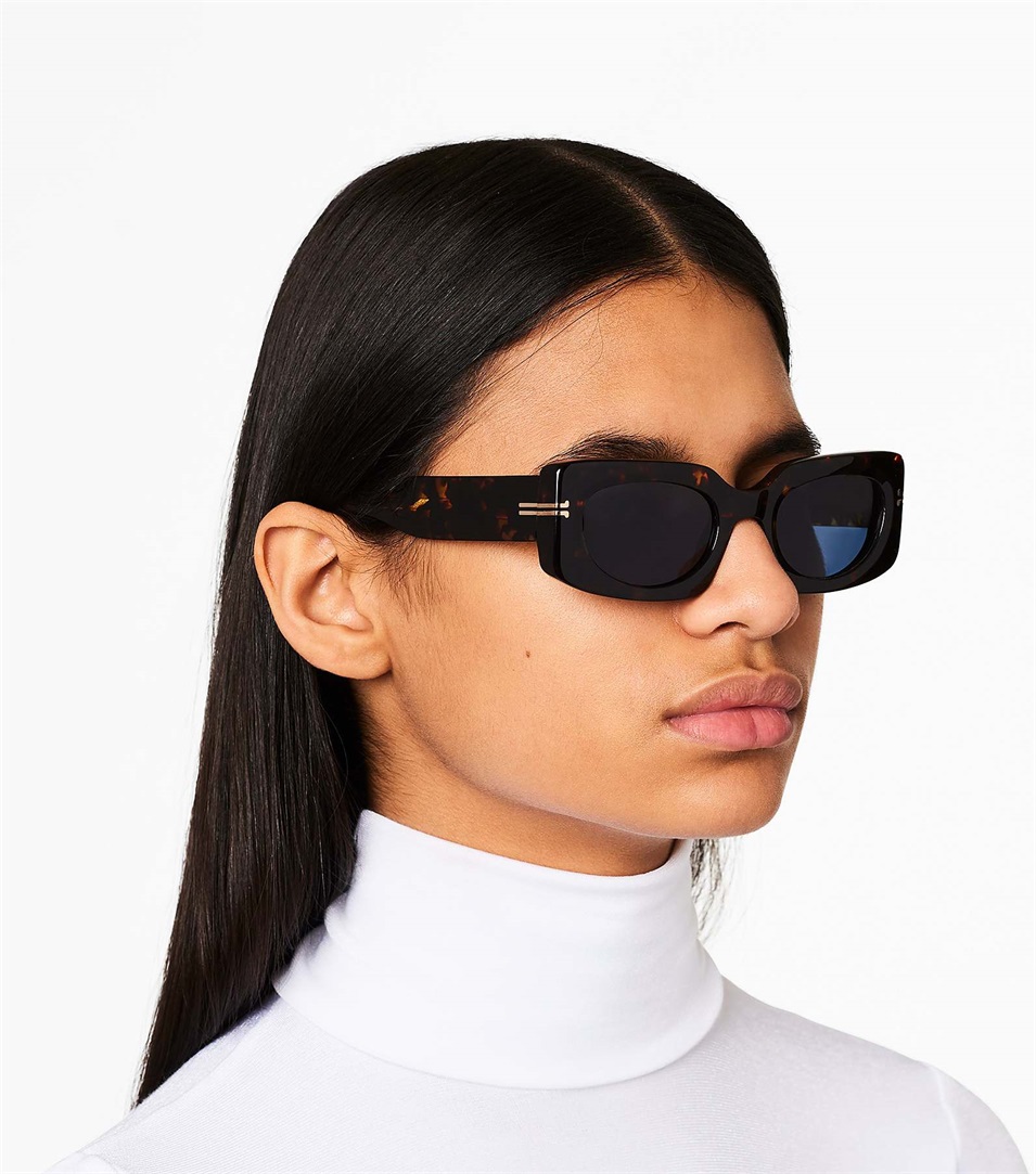 Gafas de Sol Marc Jacobs Icon Rectangular Mujer Negras | Peru-29371