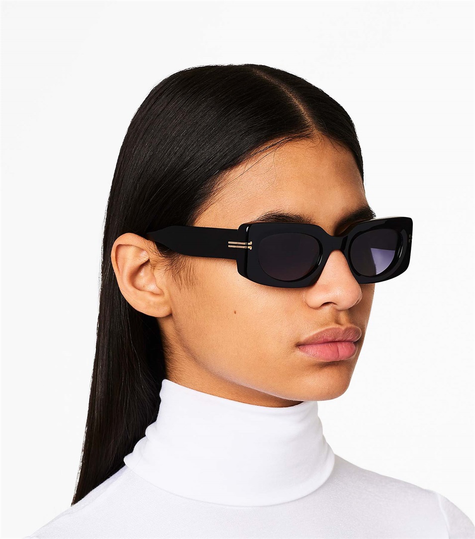 Gafas de Sol Marc Jacobs Icon Rectangular Mujer Negras | Peru-34679