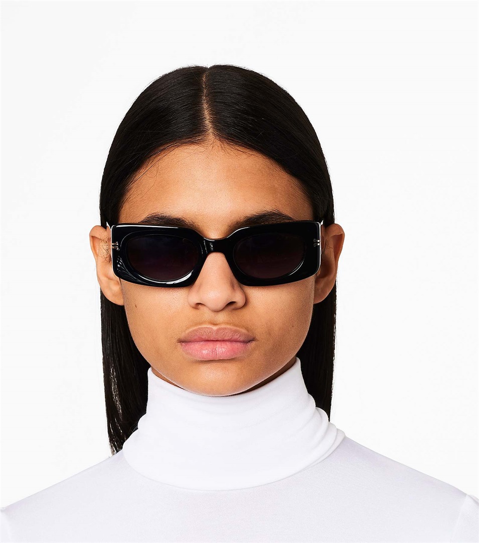 Gafas de Sol Marc Jacobs Icon Rectangular Mujer Negras | Peru-34679