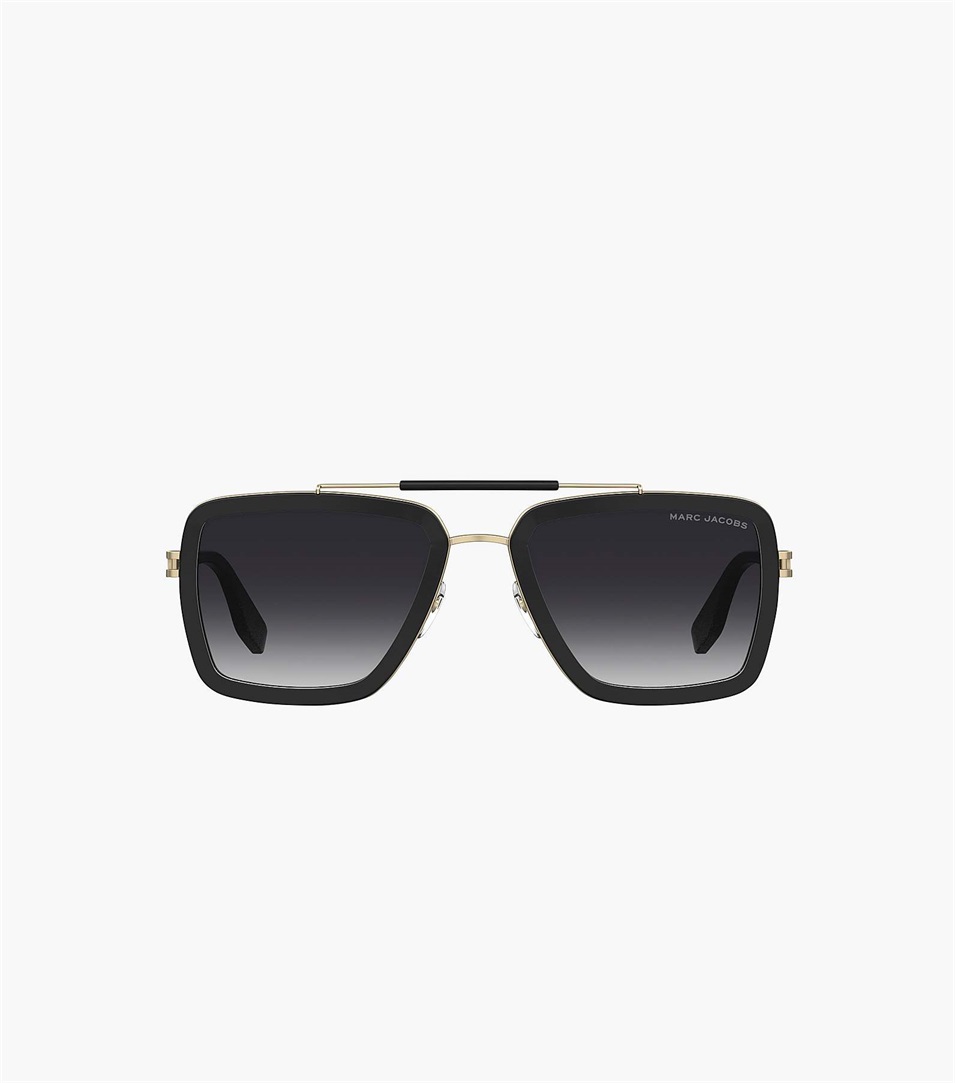 Gafas de Sol Marc Jacobs Icon Square Pilot Mujer Negras | Peru-53914