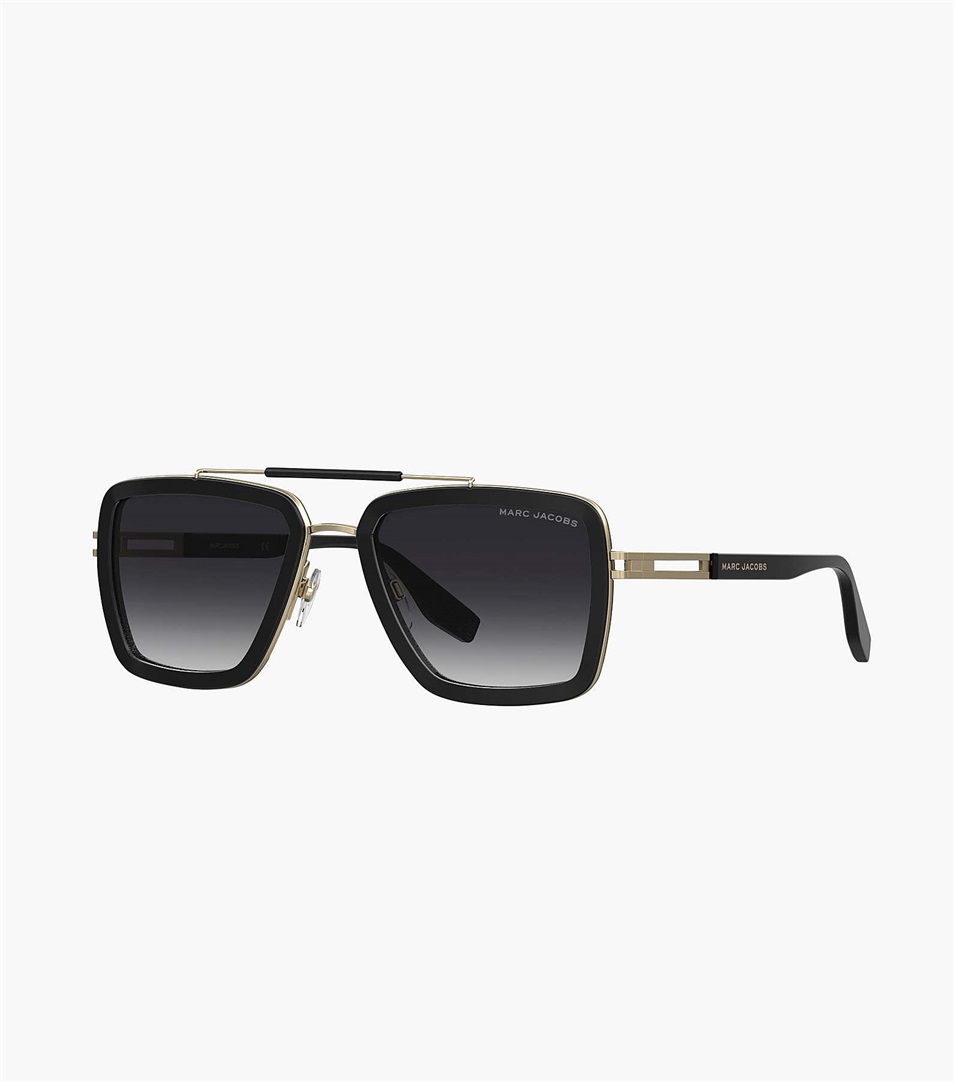 Gafas de Sol Marc Jacobs Icon Square Pilot Mujer Negras | Peru-53914