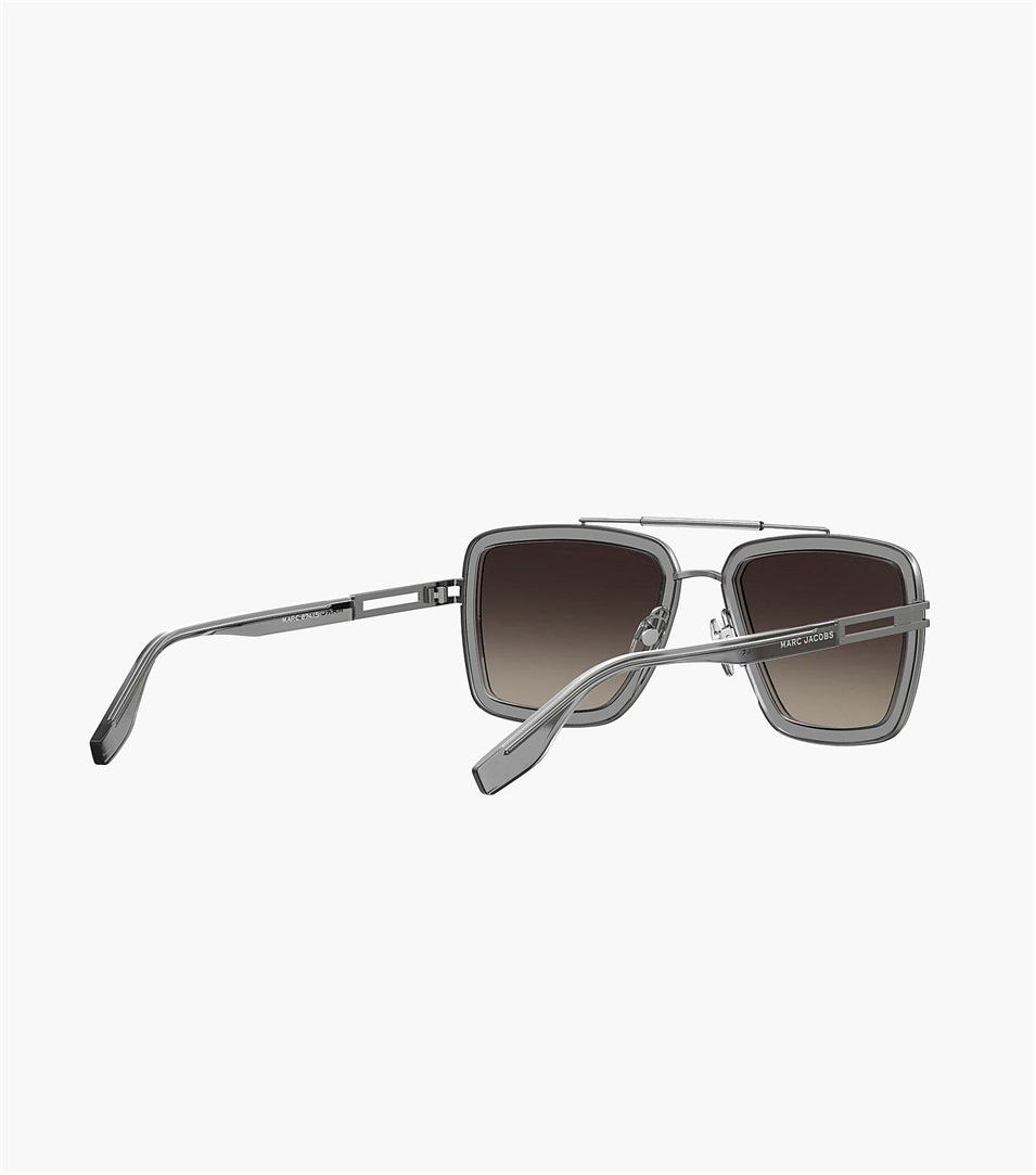 Gafas de Sol Marc Jacobs Icon Square Pilot Mujer Gris | Peru-94712