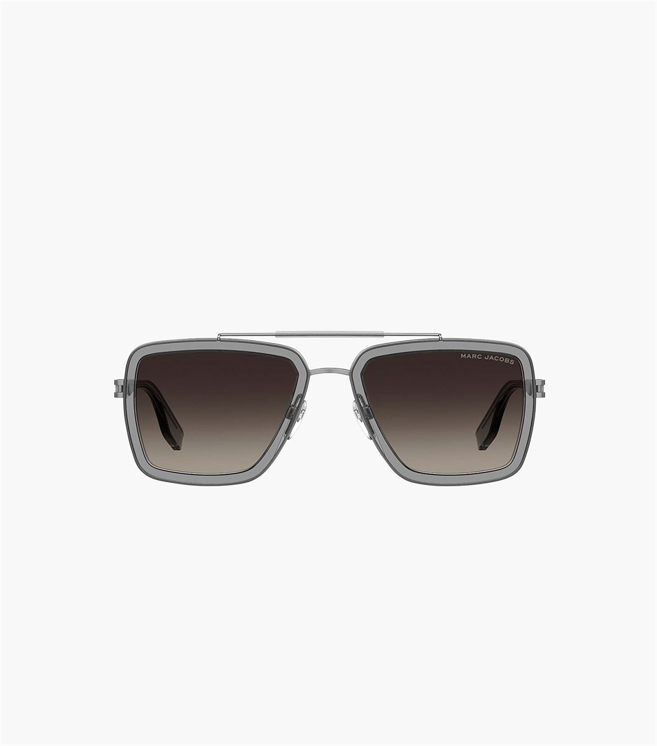 Gafas de Sol Marc Jacobs Icon Square Pilot Mujer Gris | Peru-94712