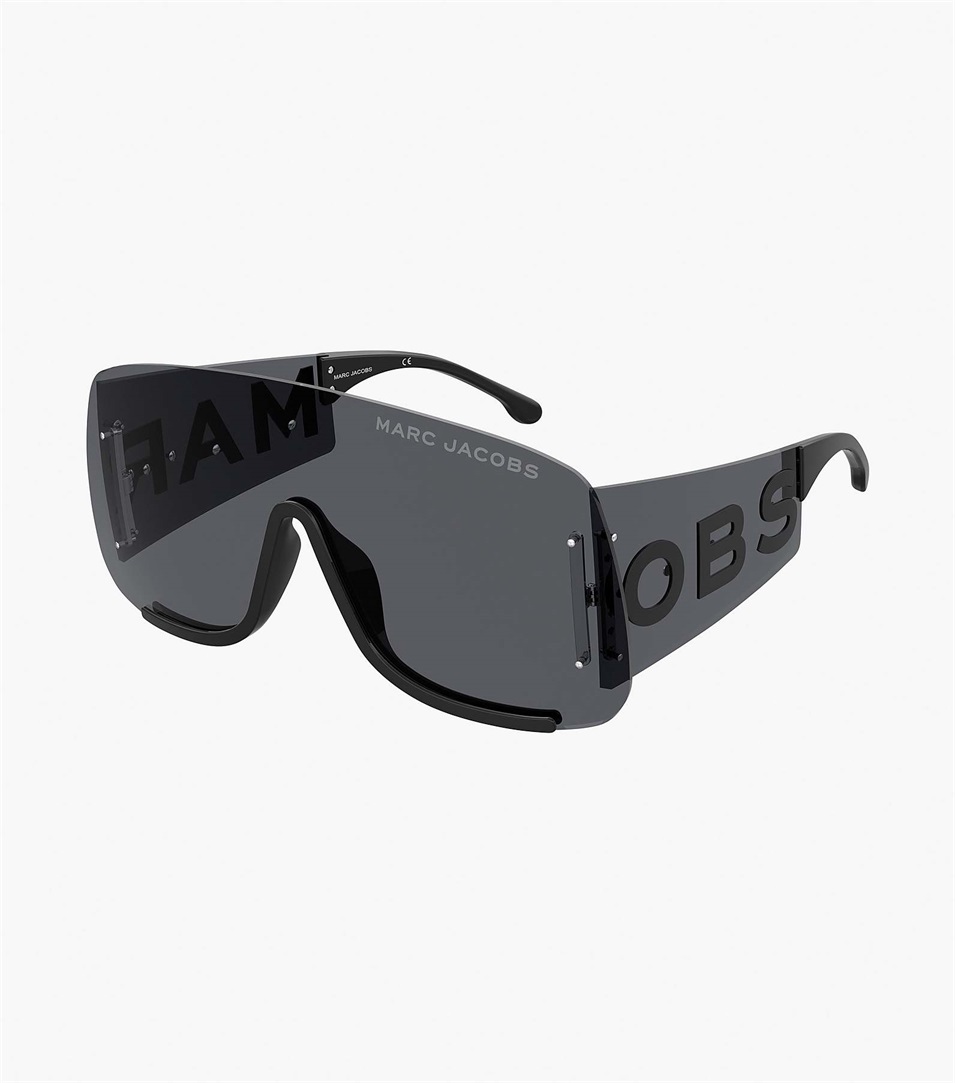 Gafas de Sol Marc Jacobs Runway Monogram Shield Mujer Negras | Peru-81376