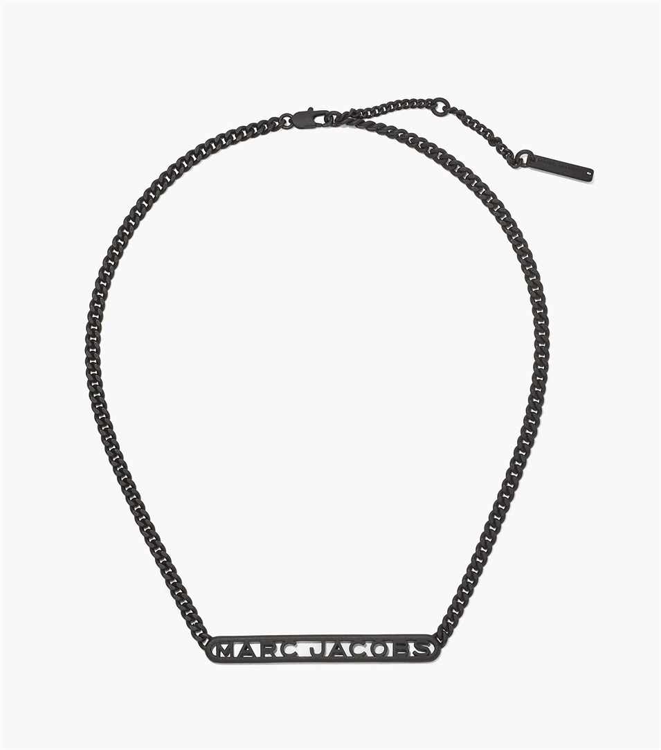 Joyería Marc Jacobs The Monogram Chain DTM Mujer Negras | Peru-34710