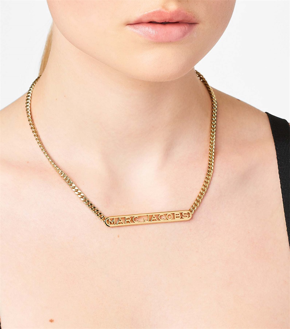 Joyería Marc Jacobs The Monogram Chain Mujer Doradas | Peru-04391