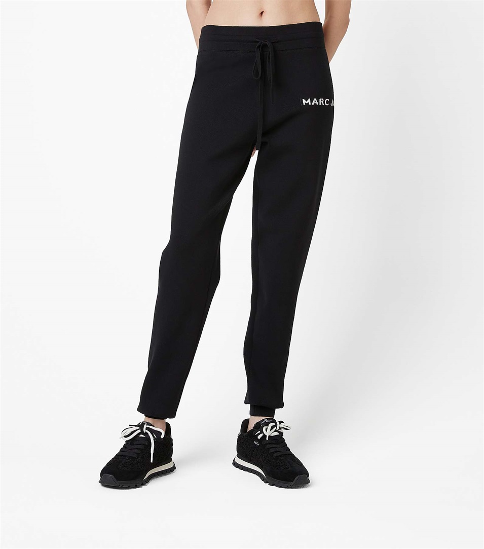 Pantalones Deportivos Marc Jacobs The Knit Mujer Negras | Peru-60371