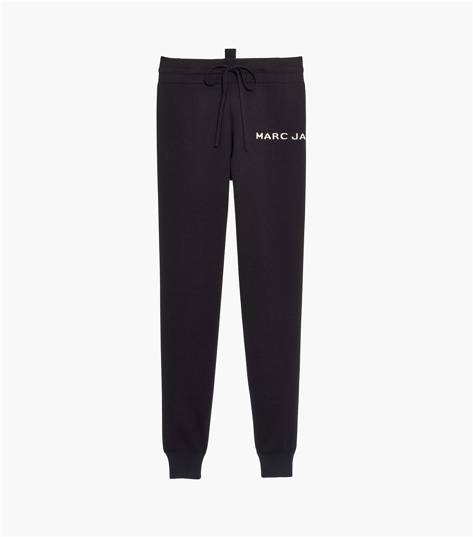 Pantalones Deportivos Marc Jacobs The Knit Mujer Negras | Peru-60371