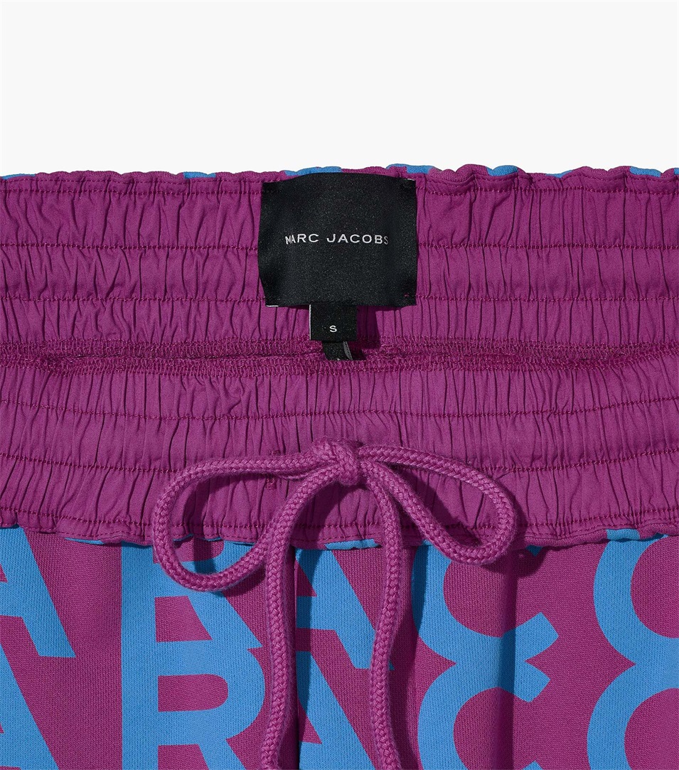 Pantalones Deportivos Marc Jacobs The Monogram Oversized Mujer Moradas Azules | Peru-04987