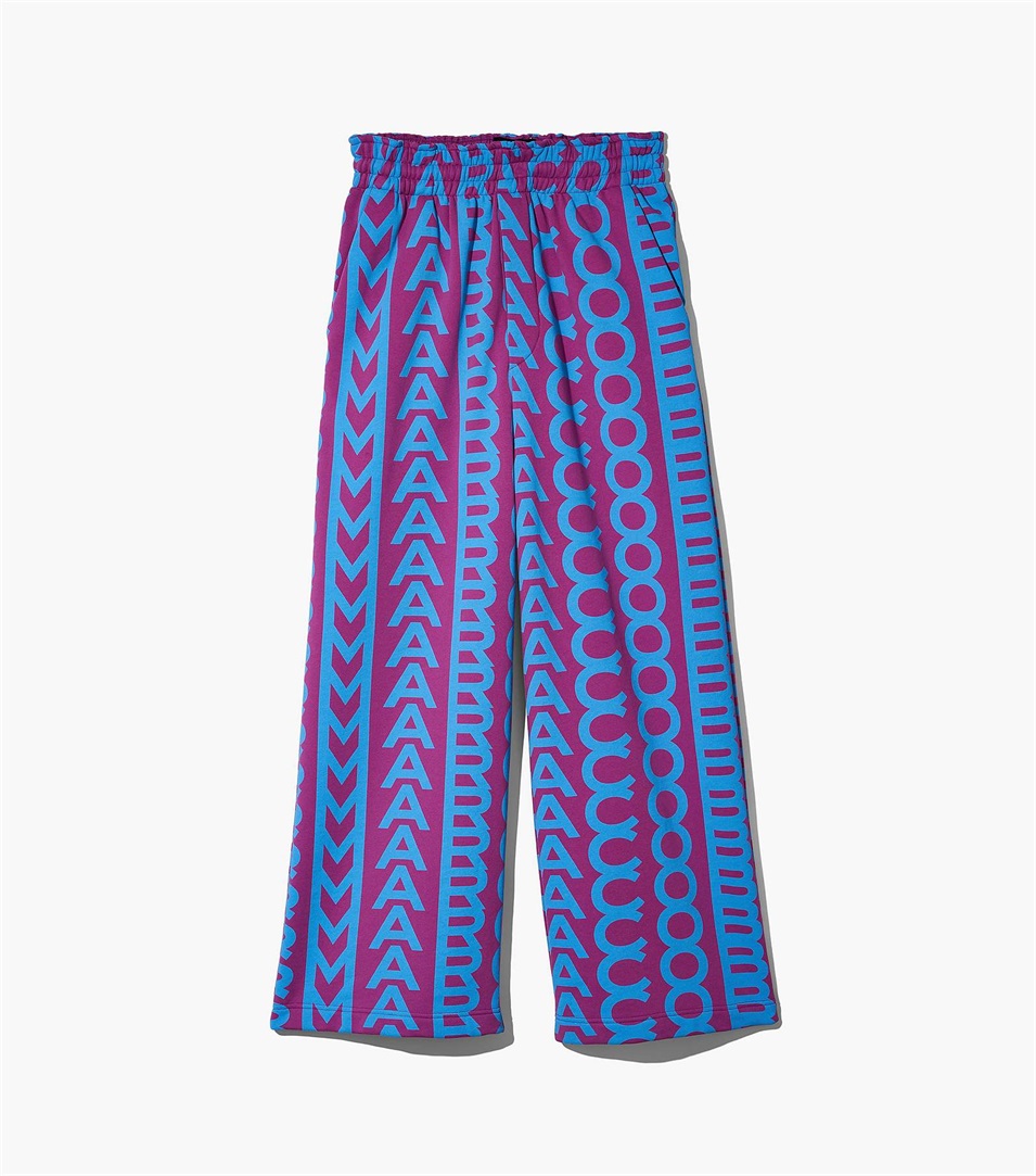 Pantalones Deportivos Marc Jacobs The Monogram Oversized Mujer Moradas Azules | Peru-04987