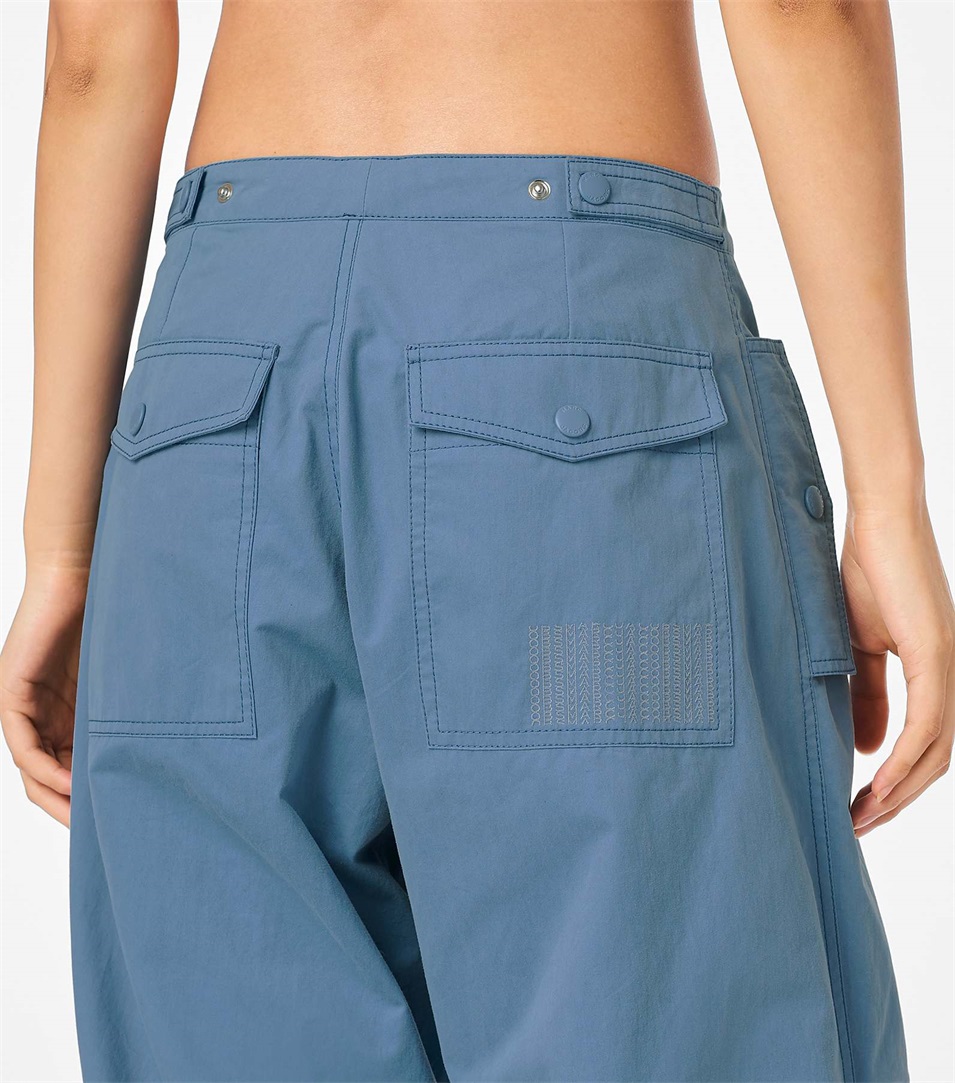 Pantalones Marc Jacobs The Baggy Drawstring Mujer Azules Gris | Peru-65123