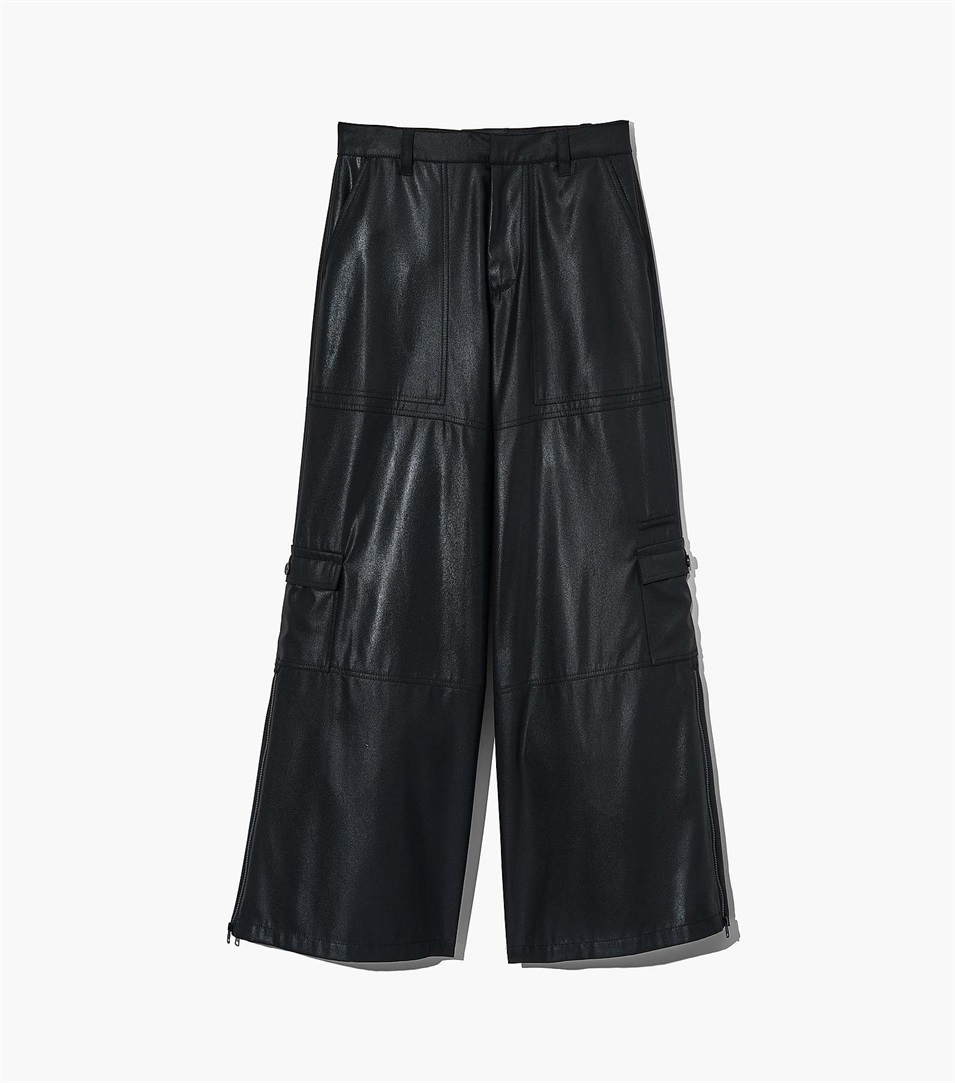 Pantalones Marc Jacobs The Wide Leg Cargo Mujer Negras Cobra | Peru-01628