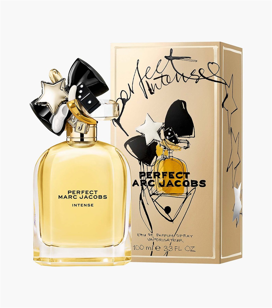 Perfumes Marc Jacobs Perfect Intense Eau de 3.4oz Mujer Doradas | Peru-53241