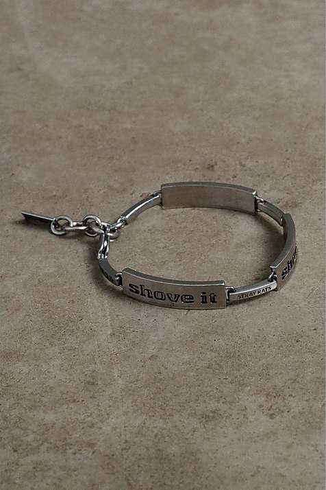 Pulsera Marc Jacobs Shove It Mujer Plateadas | Peru-56149