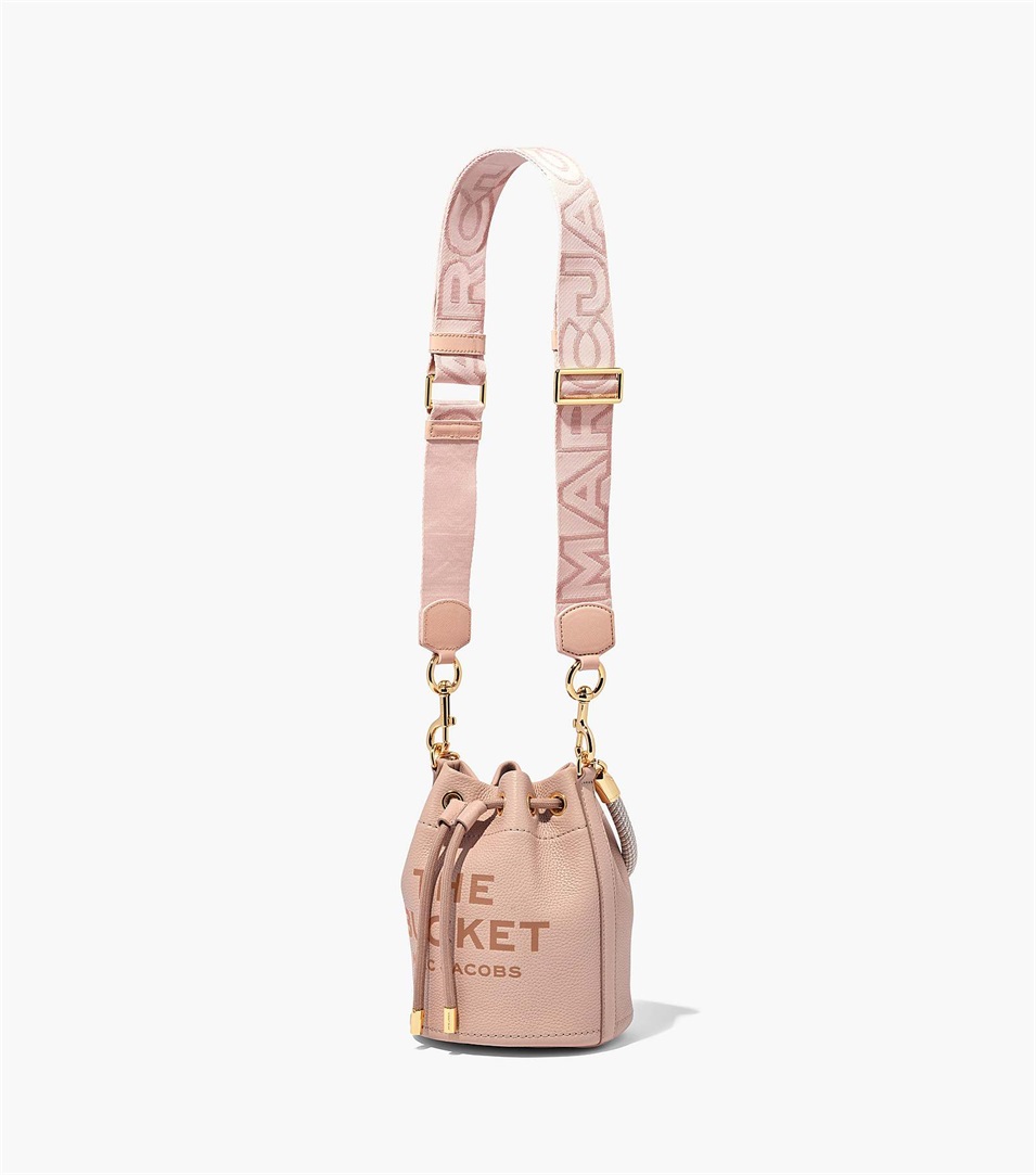 Strap Marc Jacobs The Outline Logo Webbing Mujer Rosas Multicolor | Peru-54278