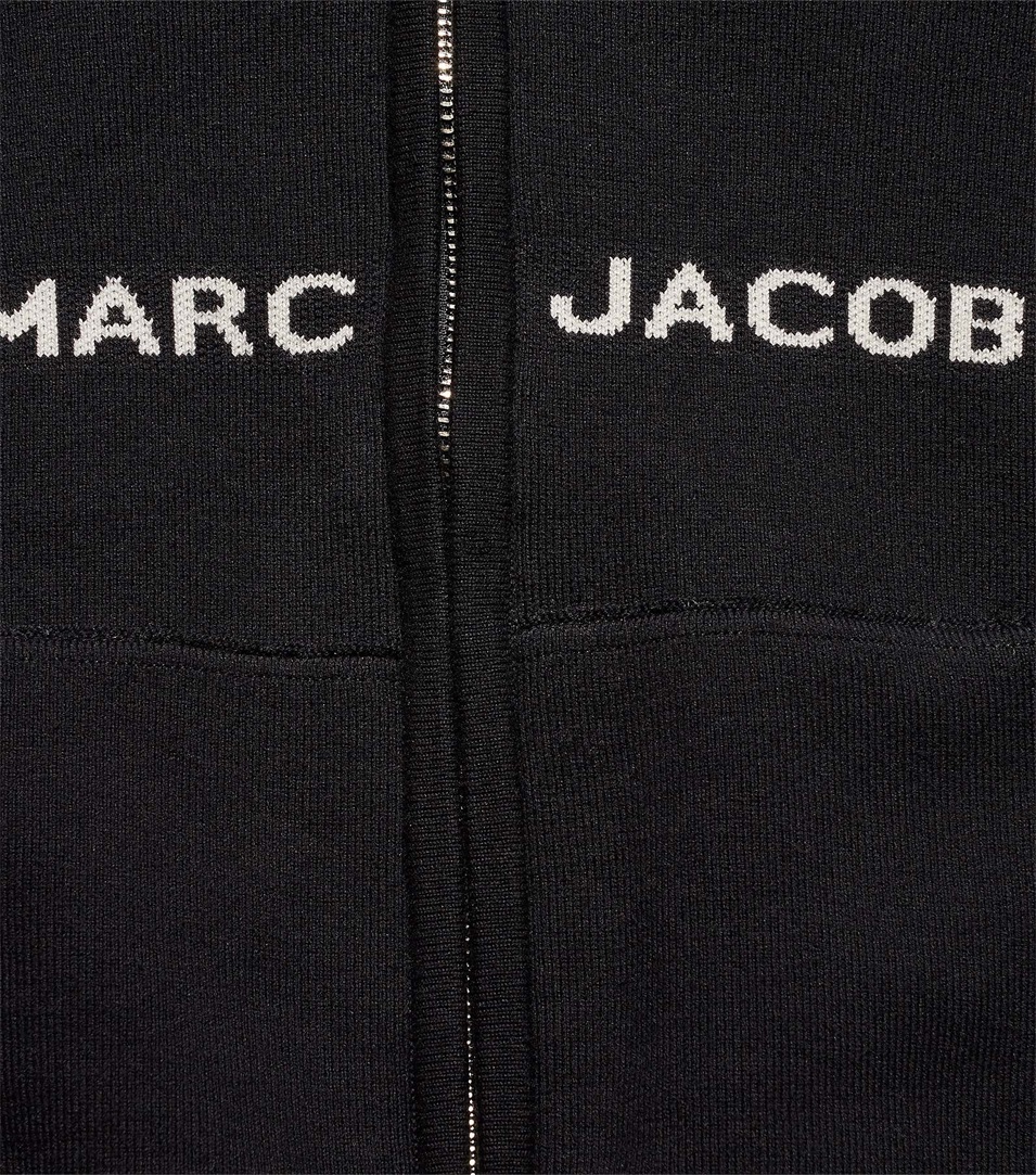 Sudadera Con Capucha Marc Jacobs The Cropped Zip Mujer Negras | Peru-60317