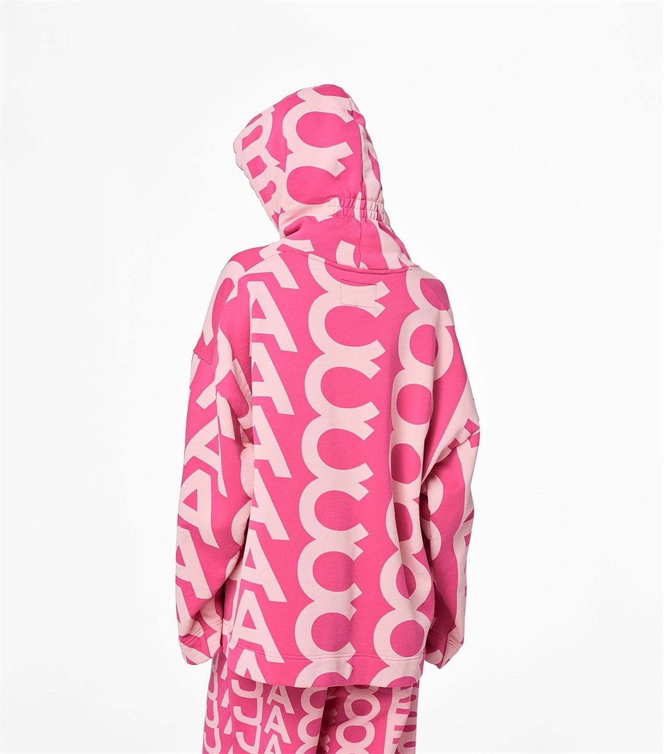 Sudadera Con Capucha Marc Jacobs The Monogram Oversized Mujer Rosas Claro Rosas | Peru-81734