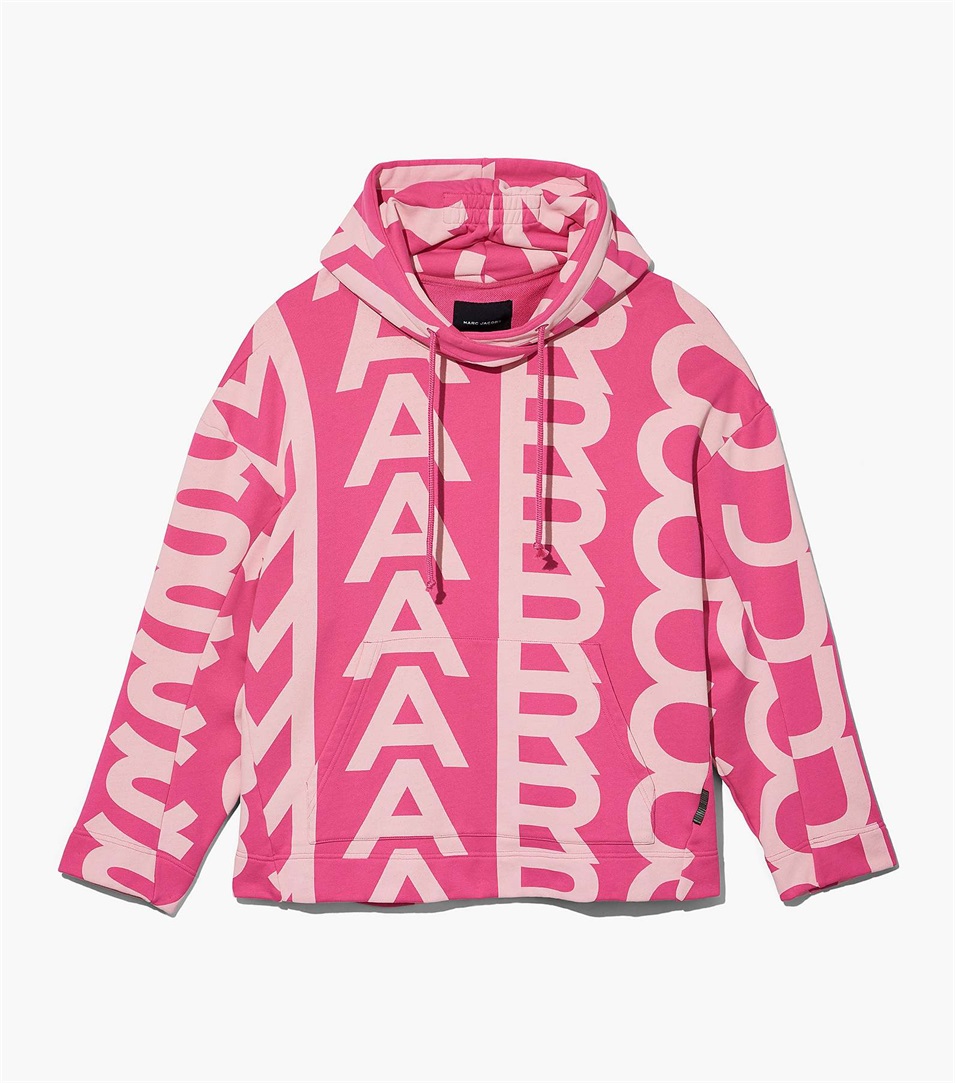 Sudadera Con Capucha Marc Jacobs The Monogram Oversized Mujer Rosas Claro Rosas | Peru-81734