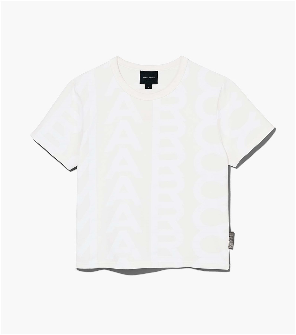 Tee Marc Jacobs The Monogram Baby Mujer Blancas | Peru-01894