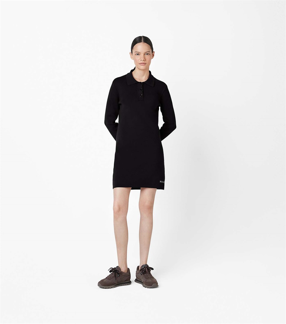 Vestido Marc Jacobs The 3/4 Tennis Mujer Negras | Peru-98546