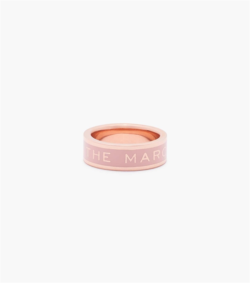 Anillos Marc Jacobs The Medallion Mujer Rosas Doradas | Peru-80637