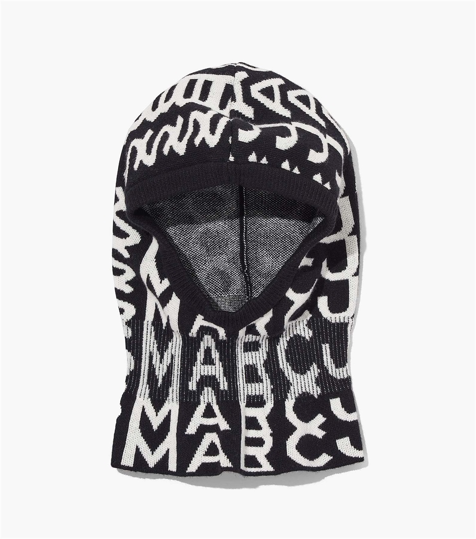 Balaclava Marc Jacobs The Monogram Mujer Negras Blancas | Peru-54926