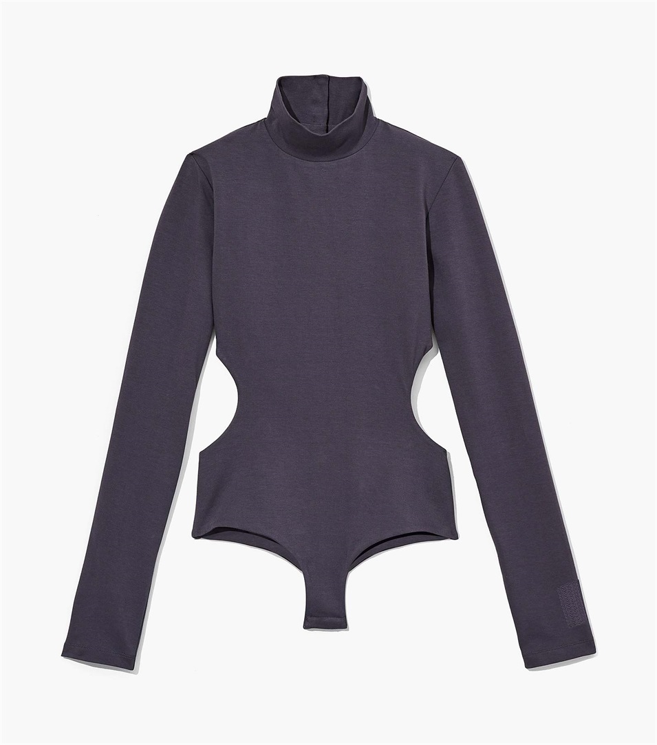 Bodysuit Marc Jacobs The Cutout Mujer Gris Oscuro | Peru-64702