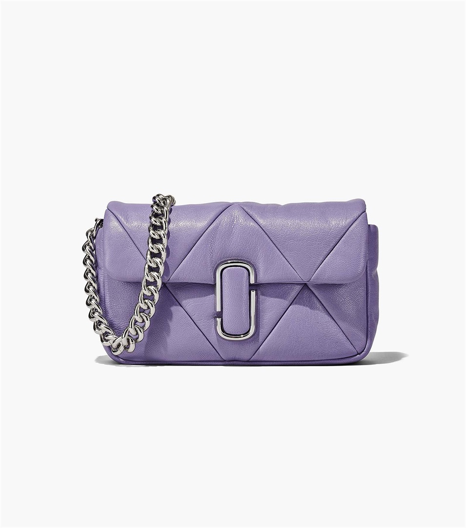 Bolsa De Hombro Marc Jacobs The Puffy Diamond Quilted J Marc Mujer Moradas | Peru-04283