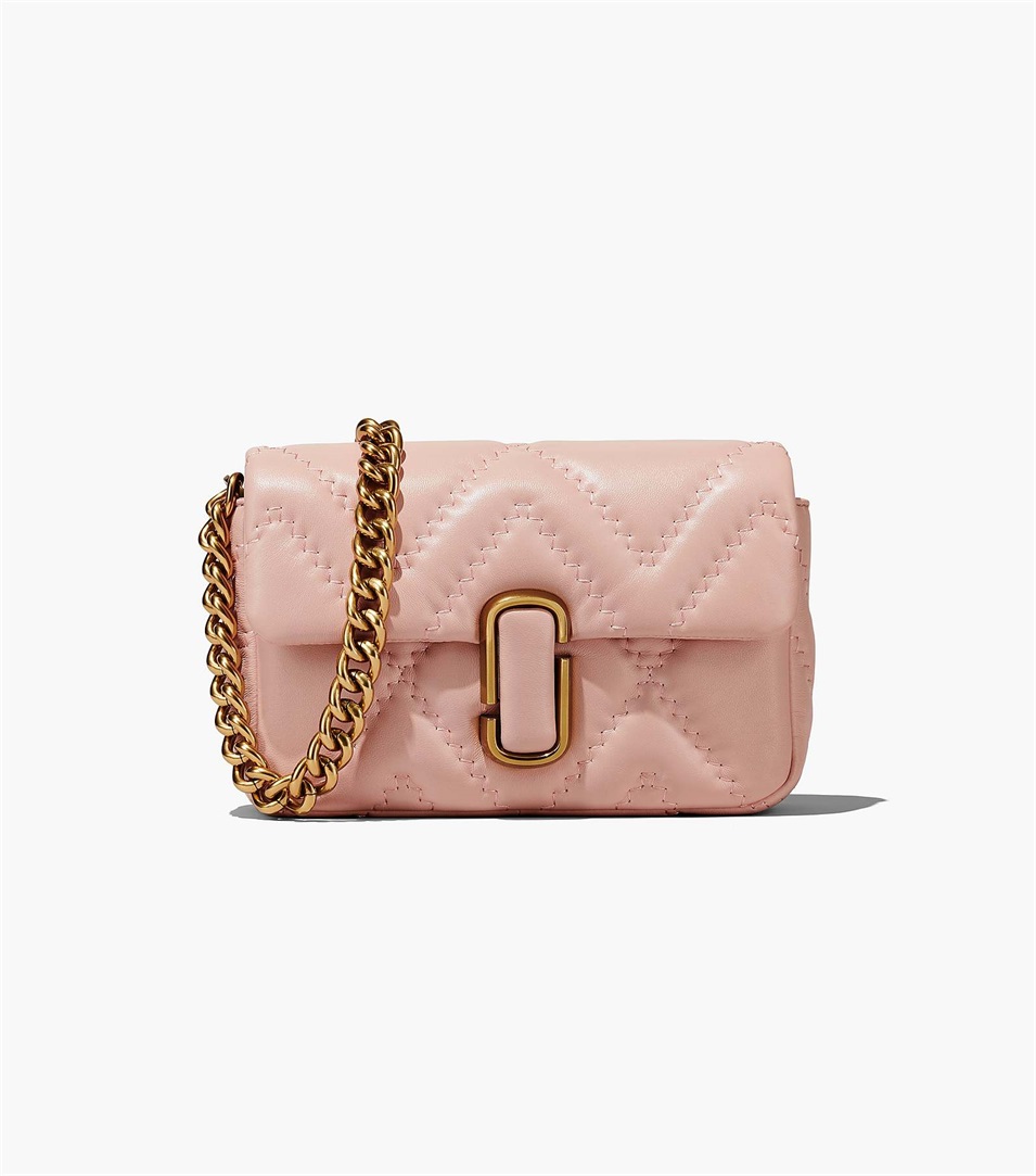 Bolsa De Hombro Marc Jacobs The Quilted Leather J Marc Mujer Rosas | Peru-14320