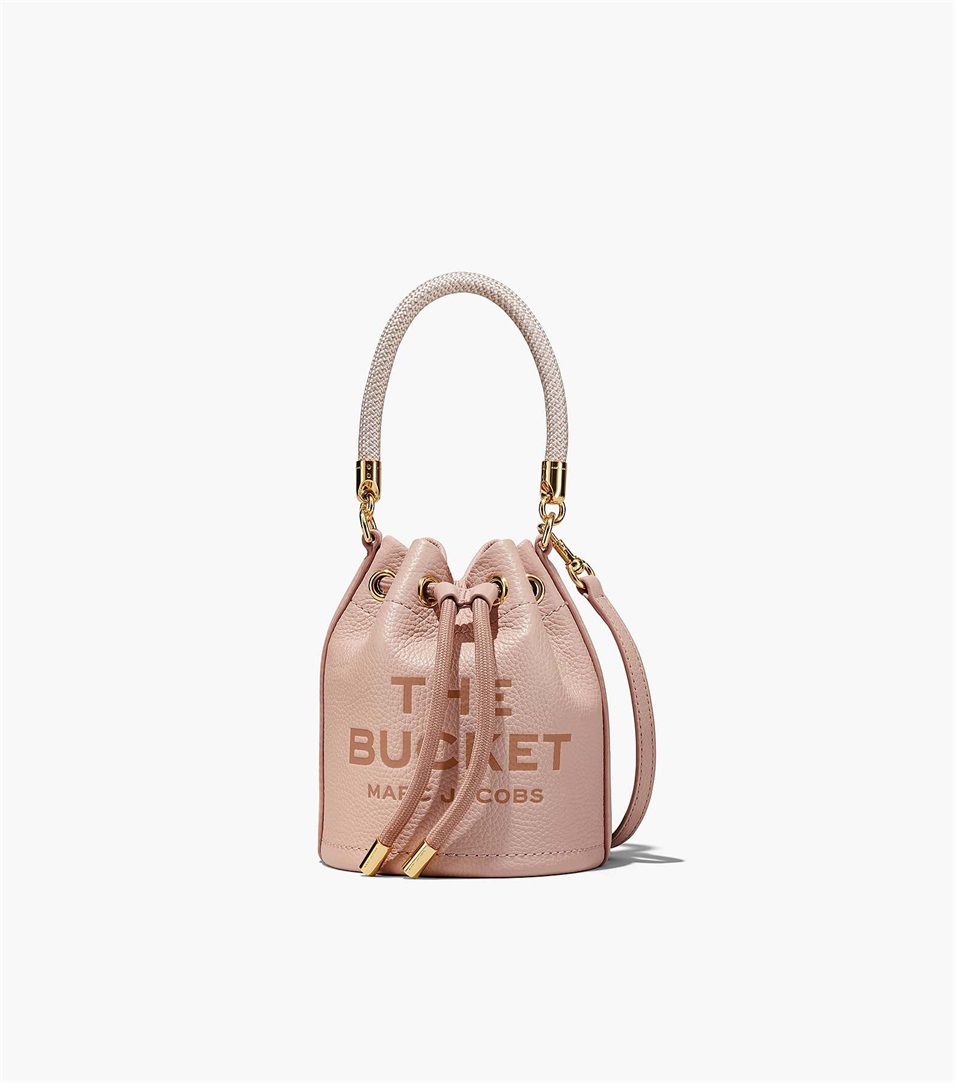 Bolso Saco Marc Jacobs The Leather Micro Mujer Rosas | Peru-37258