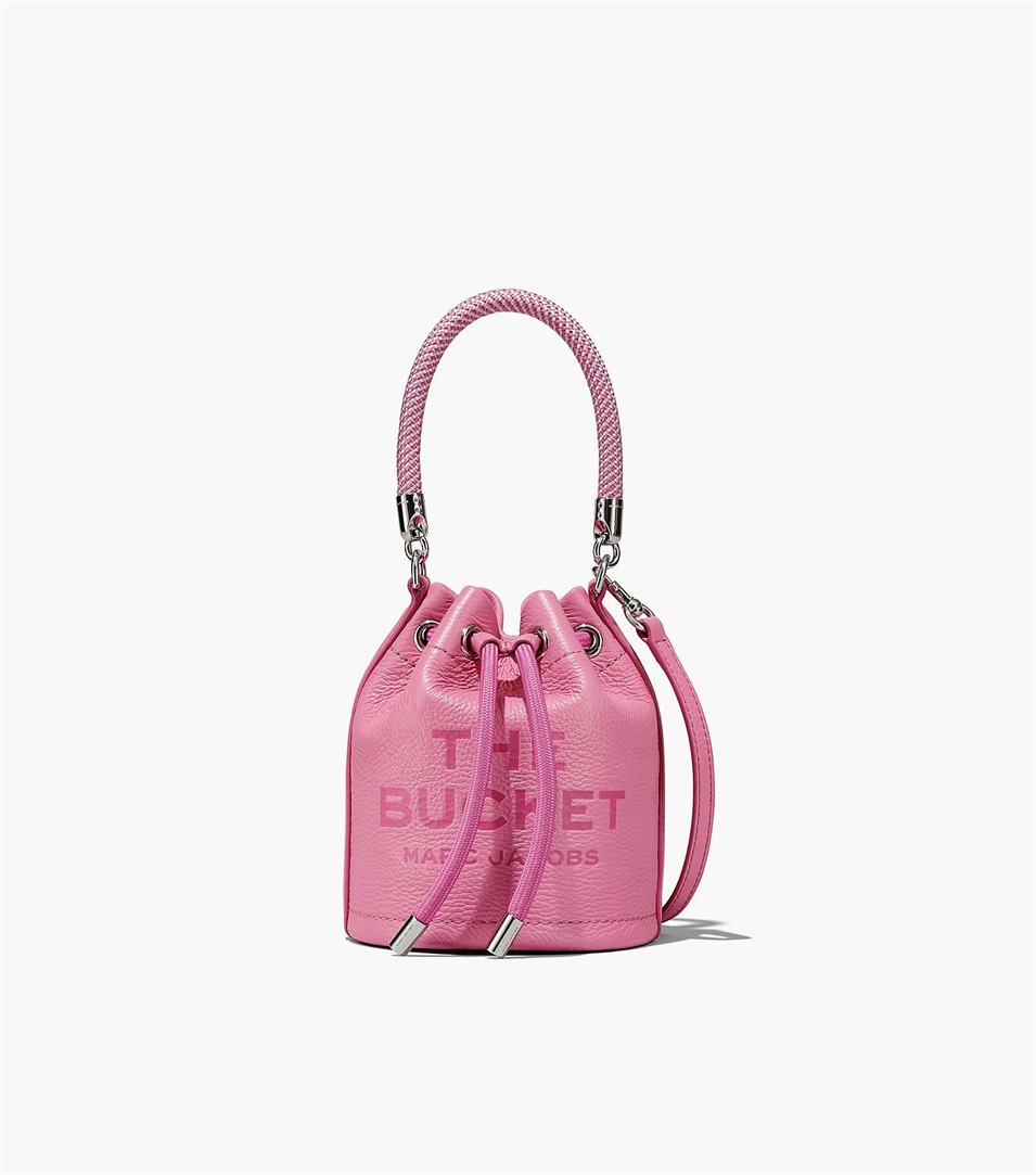 Bolso Saco Marc Jacobs The Leather Micro Mujer Rosas | Peru-84937