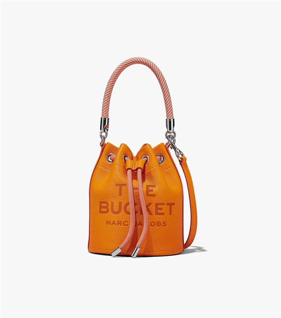 Bolso Saco Marc Jacobs The Leather Mujer Naranjas | Peru-05783