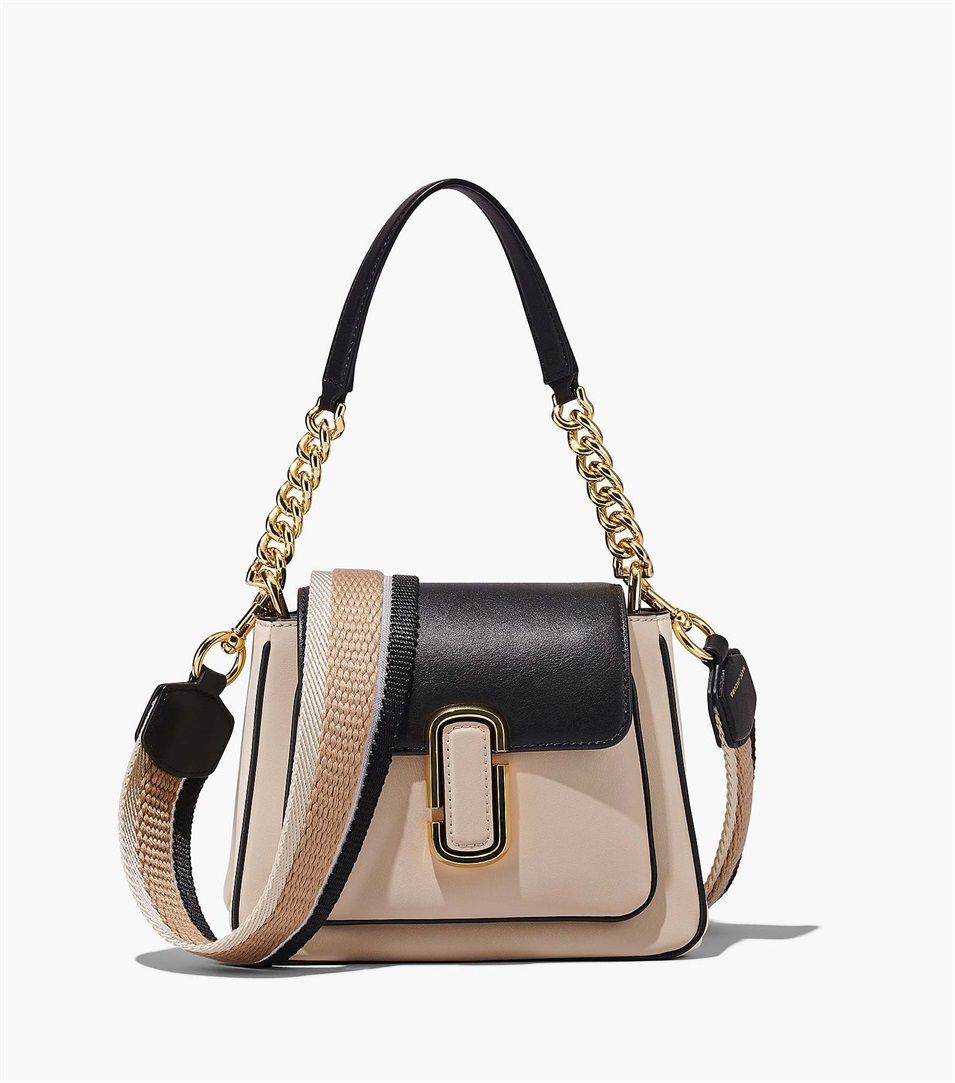 Bolso Satchel Marc Jacobs The Colorblock J Marc Chain Mini Mujer Multicolor | Peru-64701