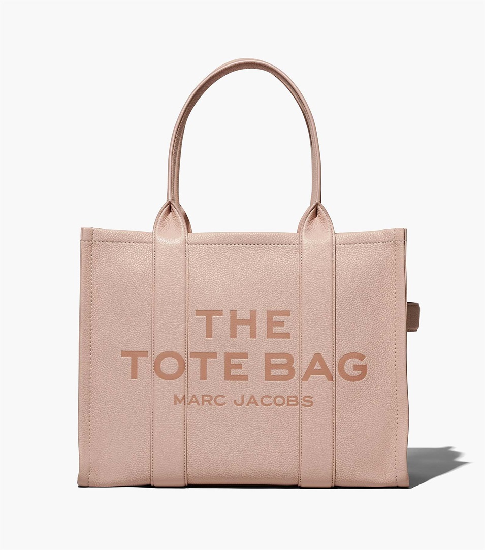 Bolso Tote Marc Jacobs The Leather Large Mujer Rosas | Peru-05314