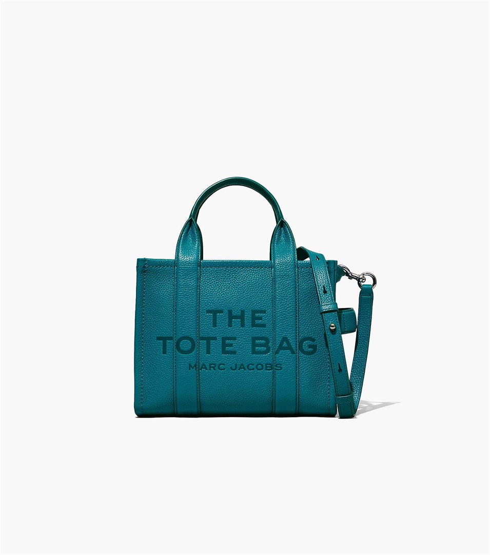 Bolso Tote Marc Jacobs The Leather Mini Mujer Azules | Peru-26517